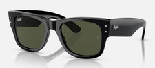 Ray-Ban Mega Wayfarer RB0840S 51-21 Black Fram/Green Lenses