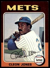 Cleon Jones 1975 Topps New York Mets #43
