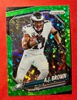 2025 Panini Prizm Football No Huddle Neon Green A.J. Brown #253