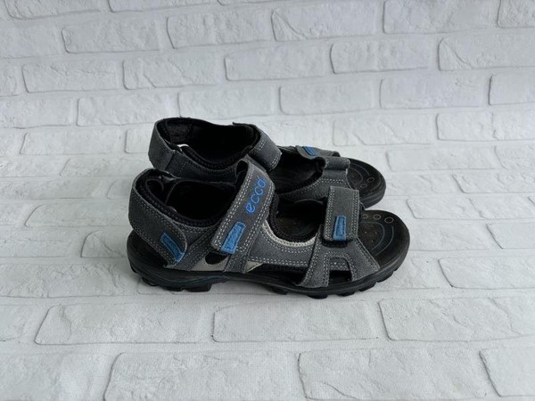 Women Ecco Sandals Grey Suede 36