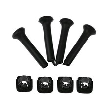 9) Bouton de verrouillage de s??curit?? de porte de voiture en plastique base bo