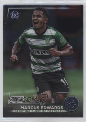 2022 Topps Stadium Club Chrome UEFA Competitions Marcus Edwards Rookie RC 0v4e