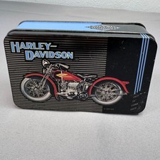 Vintage Harley Davidson Historical Playing Cards 1903-1950 Tin Set Sealed Decks