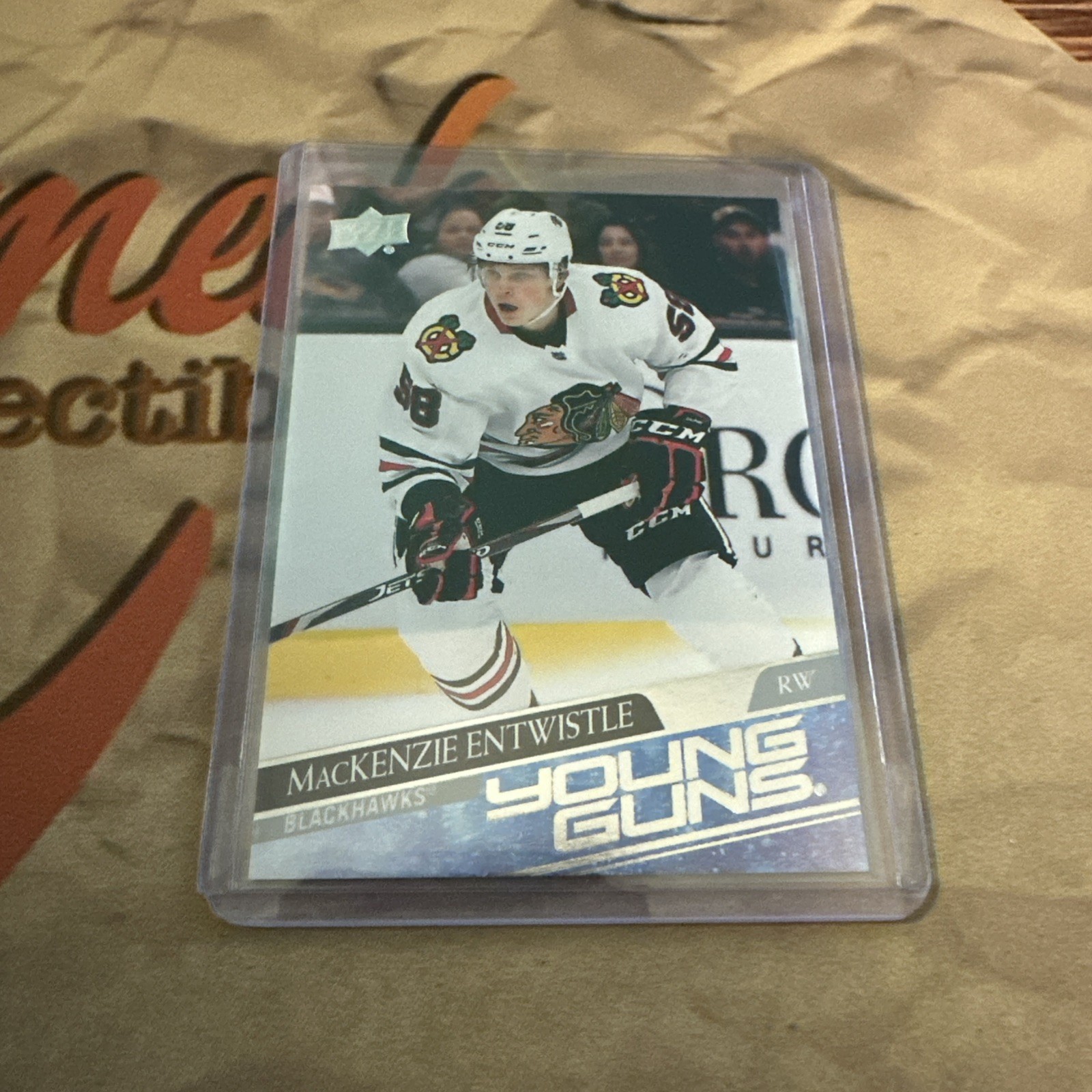 MACKENZIE ENTWISTLE RC 20-21 UPPER DECK YOUNG GUNS ROOKIE CARD # 471 UD 2020-21