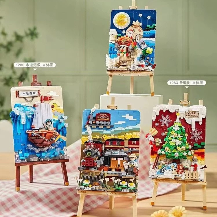 LOZ mini Blocks Kids Building Toys Decorative Painting Girls Gift Home Decor - Image 2 of 4