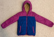 Eddie Bauer Girls Fleece Reversible Winter Jacket