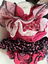 Handmade Scrunchie, Set Of 5, Different Styles Of Pinks, Wrap Around 2-3 Times