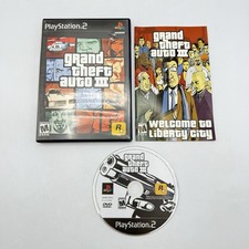 Grand Theft Auto III (Sony Playstation 2, 2003) PS2 Complete W/Manual GTA 3
