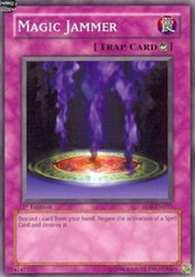 Magic Jammer SD8-EN031 1st Edition Common Lord of the Storm Structure Deck YuGiOh