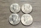 1776-1976 (4) Kennedy Bicentennial Half Dollar Free Shipping!