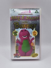 Sing And Dance With Barney VHS PAL Video Children’s PURPLE Shell