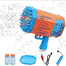 Doohickey Big Bang Bubble Blaster Kid Toy Rechargeable Bubble Making Gun