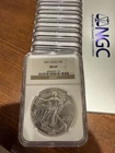 2001 Silver Eagle MS 69 20 Lot Graded NGC