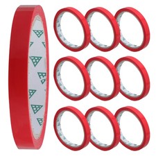 10 Pcs Heavy Duty Packaging Tape Red Packing Adhesive Bag Sealing Colorful