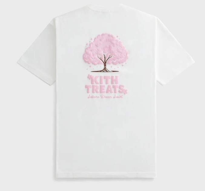 KITH Treats Sakura Pocket Tee Japan Exclusive Size M White | eBay