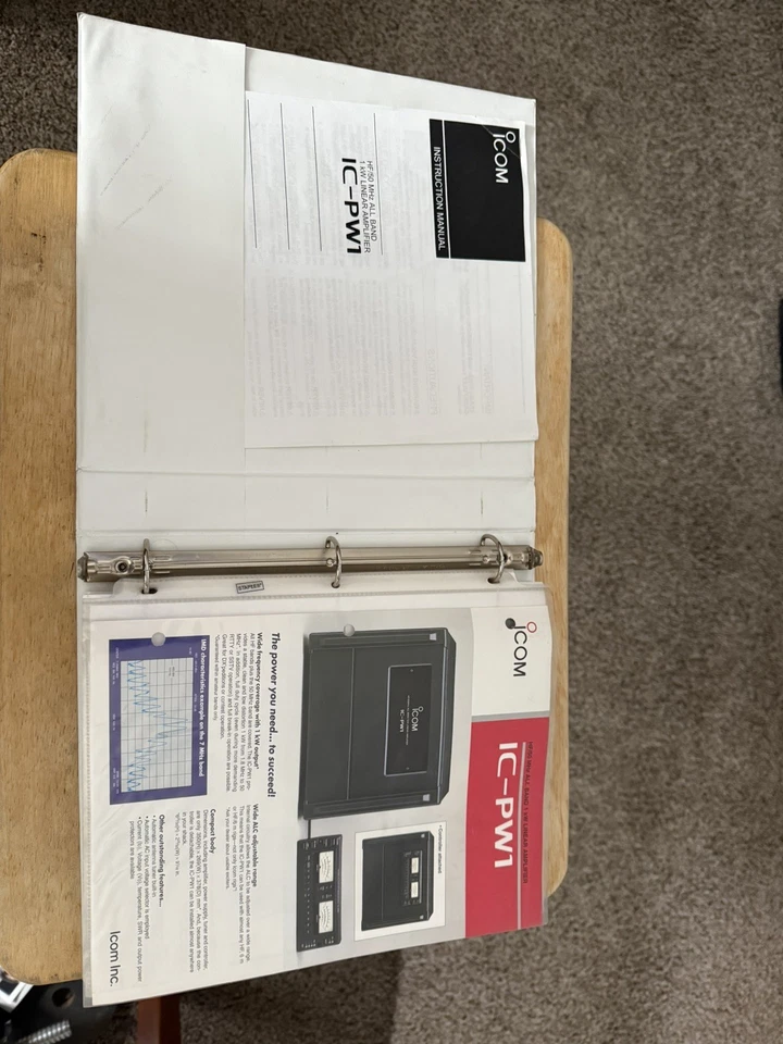 Amplificador lineal de estado sólido ICOM IC-PW1 radioaficionado HF 50 MHz 1KW Foto 2 de 4