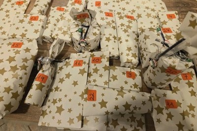 24 Teile KOSMETIK~ BEAUTY ADVENTSKALENDER DAMEN FRAUEN selbstgemacht