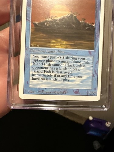 MTG - Revised 1994 Rare - Island Fish Jasconius - Graded - CGC 8.5 - Picture 2 of 8