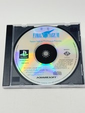 Final Fantasy VII 7 Preview Demo Disc Loose Playstation Authentic PS1