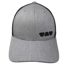 Infinity Headwear Trucker Hat Gray Black OSFM Snapback Schluter Systems Logo