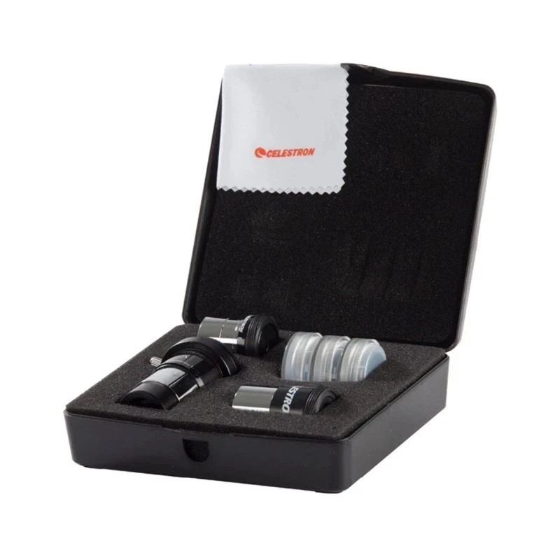 Celestron ASTROMASTER ACCESSORY KIT 1.25&rdquo; Includes Eyepiece Filter Barlow Lens