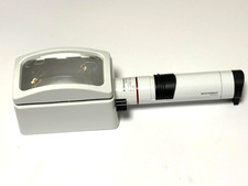 ESCHENBACH Lighted LED Handheld 3X 7.6D 250 4D Magnifying Glass Germany See Disc