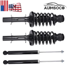 For Volkswagen Golf 1999-2006 Front Strut w/ Coil Spring + Rear Shocks Kit 4PCS