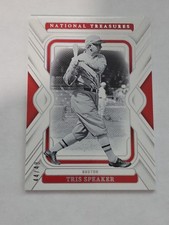 2025 National Treasures Tris Speaker /99 Boston Red Sox