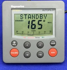 Raymarine ST6001+ FLUSH MOUNT Auto Pilot Control Head Display; Replaces ST6000+