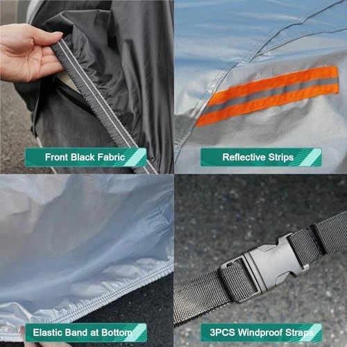For Toyota Echo 2000-2005 Waterproof Car Cover 5 Layers All Weather Protection - Изображение 3 из 4