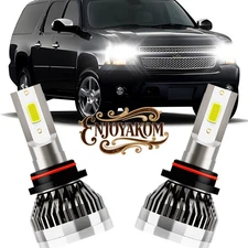 Combo LED Headlight Bulb High Beam Kit For Chevrolet Suburban 2500 2000-2013