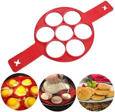 Nonstick Pancake Molds Ring Silicone Fried Egg Mould Round Shape, By Random 