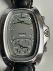 Timex Vintage 2001 Dual Time Quartz Watch New Batteries DATE BROKEN Runs Good