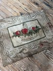 Dated 1884 Antique American Folk Art Hooked Rug Mat, 19th Century 29” x 39” AAFA — photo 8