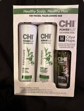 CHI Power Plus Hair Renewing System Set Shampoo Conditioner Nettle Red Clover