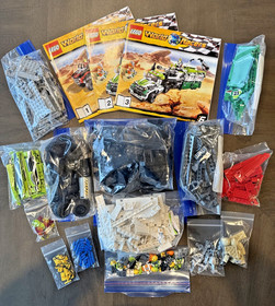 LEGO 8864 World Racers Desert of Destruction - 100% Complete w/Books & Minifigs