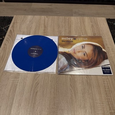 Miley Cyrus the Climb Urban Outfitters Exclusive Blue Vinyl Record UO