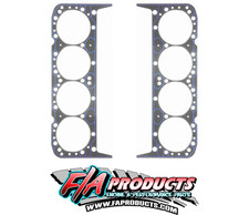 Fel-pro 1010 Sbc Chevy 327 350 400 Head Gasket 4.166 Bore .039 Thick Sold Pair Fel-pro 1010 Sbc Chevy 327 350 400 Head Gasket 4.166 Bore .039 Thick Sold Pair