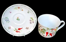 Roy Kirkham 2004 "Herbs & Spices" Breakfast Cup & Saucer, Fine Bone China