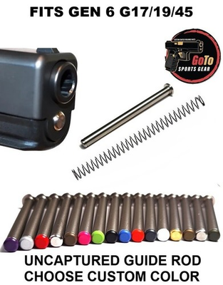 #ad Guide Rod Assembly For Glock 17 19 45 Gen 6 Non Captured Choose Color and Spring $23.95