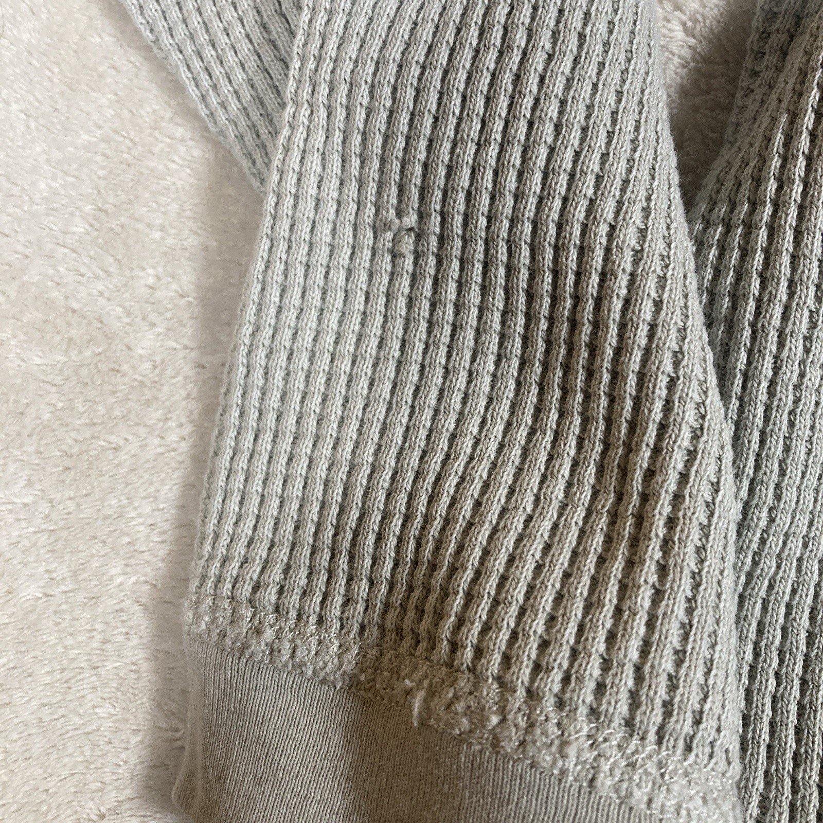 Stussy Basic Thermal Raglan Thick Long Sleeve Waf… - image 8