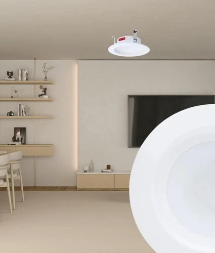 Satco S12604 - 10 Watt 5-6" LED Downlight Retrofit CCT Select (1, 2, 6 or 12 PK) - Picture 2 of 10