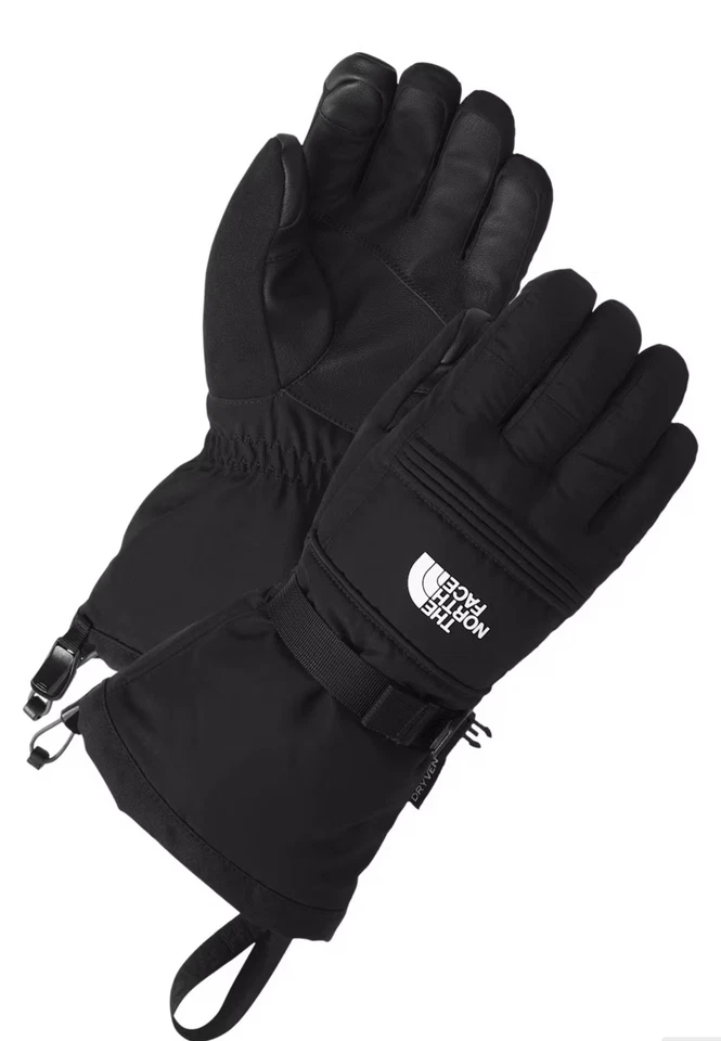 Luvas de esqui femininas THE NORTH FACE pretas Montana GRANDES TNF - novas com etiquetas - Imagem 4 de 4