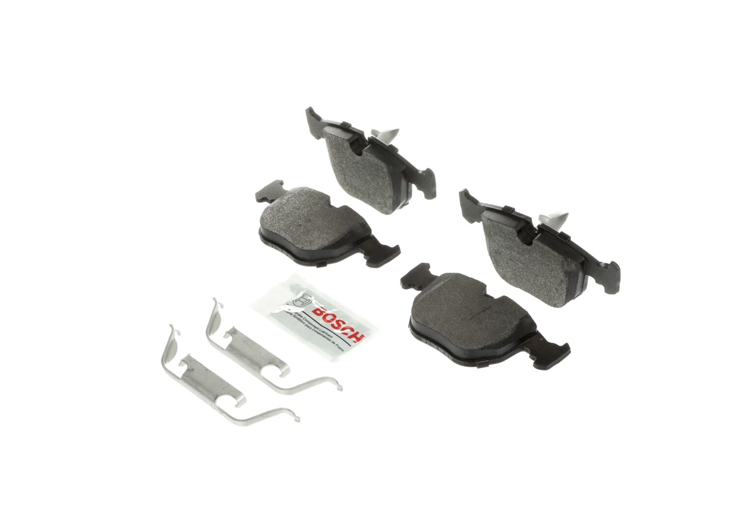 For 2001-2003 Bentley Continental Bosch Semi-Metallic Brake Pads with Hdw Front