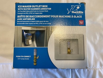 sharkbite ice maker box