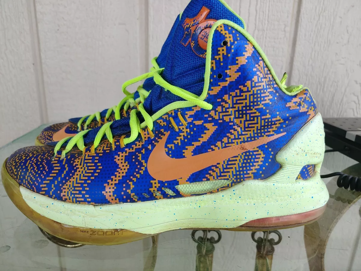 Nike Zoom KD 5 iD Multicolor 9 men s 578551 992 ln2ni fair used condition