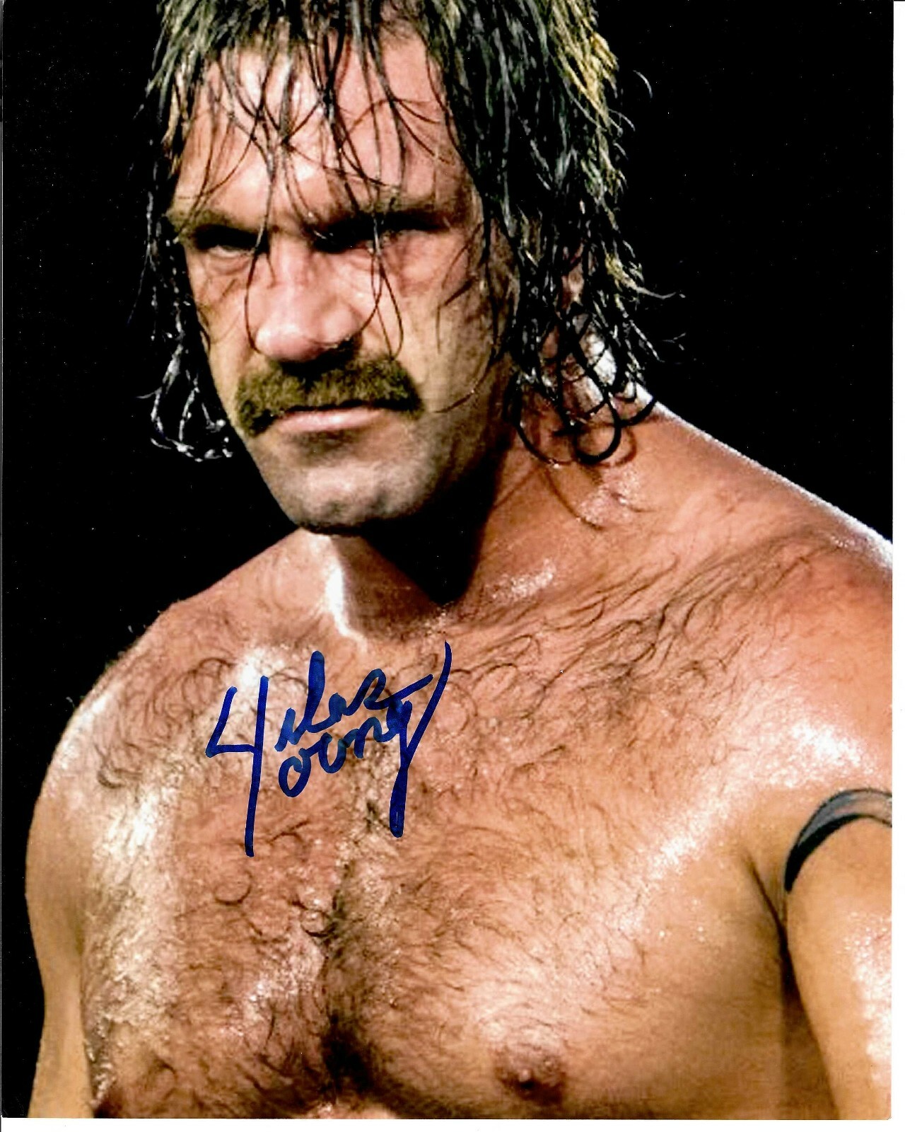 Silas Young Signed Roh 8x10 Photo Wwe Ebay
