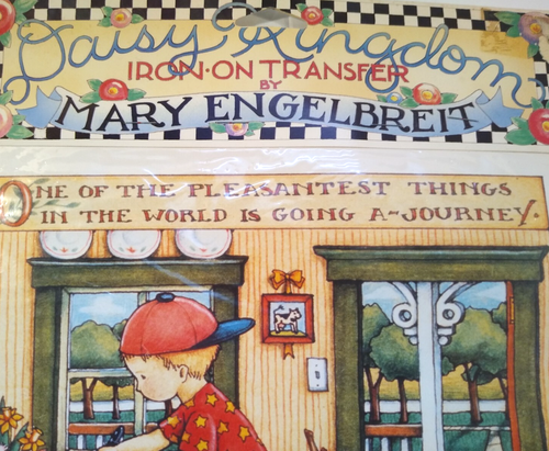 Vtg Daisy Kingdom Mary Engelbreit Iron on Transfer #6510 Going A` Journey - Picture 3 of 7