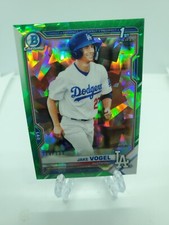 2021 Bowman Chrome 1st Sapphire BCP-59 Jake Vogel Green /125 Invest