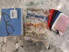 New Kerecsen 6 pack READING GLASSES 1.25 multi colors women men